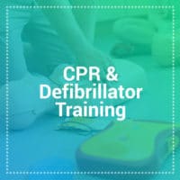 cpr and defibrillator training