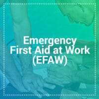 Emergency first aid at work training courses