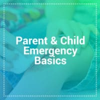 Parent and child first aid training